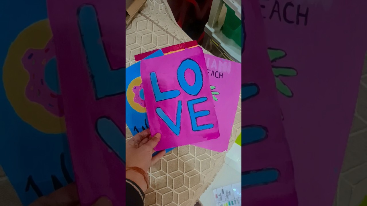 DIY handmade posters 😀 Happy New year to all 🎉🎊