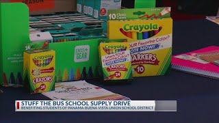 Stuff the Bus School Supply Drive at Walmart