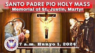 Catholic Mass Today Live at Santo Padre Pio National Shrine - Batangas. 1 Jun 2024 7a.m.