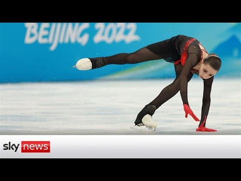 Kamila Valieva: Russian figure skater in tears after failing to win solo medal