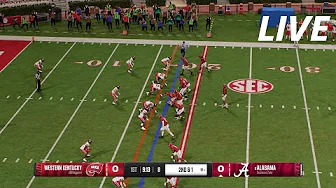 NCAAF LIVE🔴Alabama Crimson Tide vs.Western Kentucky Hilltoppers Week 1 Full Game thumbnail