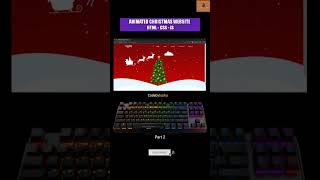 Create the Animation Christmas Part 2 By HTML, CSS, JS #codebytushu #html #css #js #codinglife