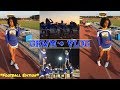 GRWM + Lit Football Game Vlog 🏈💙💛