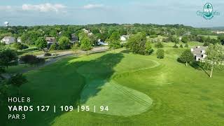 Crystal Lake Golf Club - Hole 8 Drone Flyover