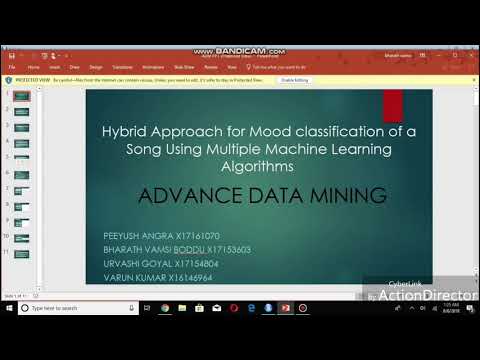 Hybrid approach for mood classification of song using multiple machine learning algorithms