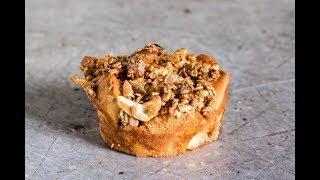 Cinnamon Streusel Brioche Muffins