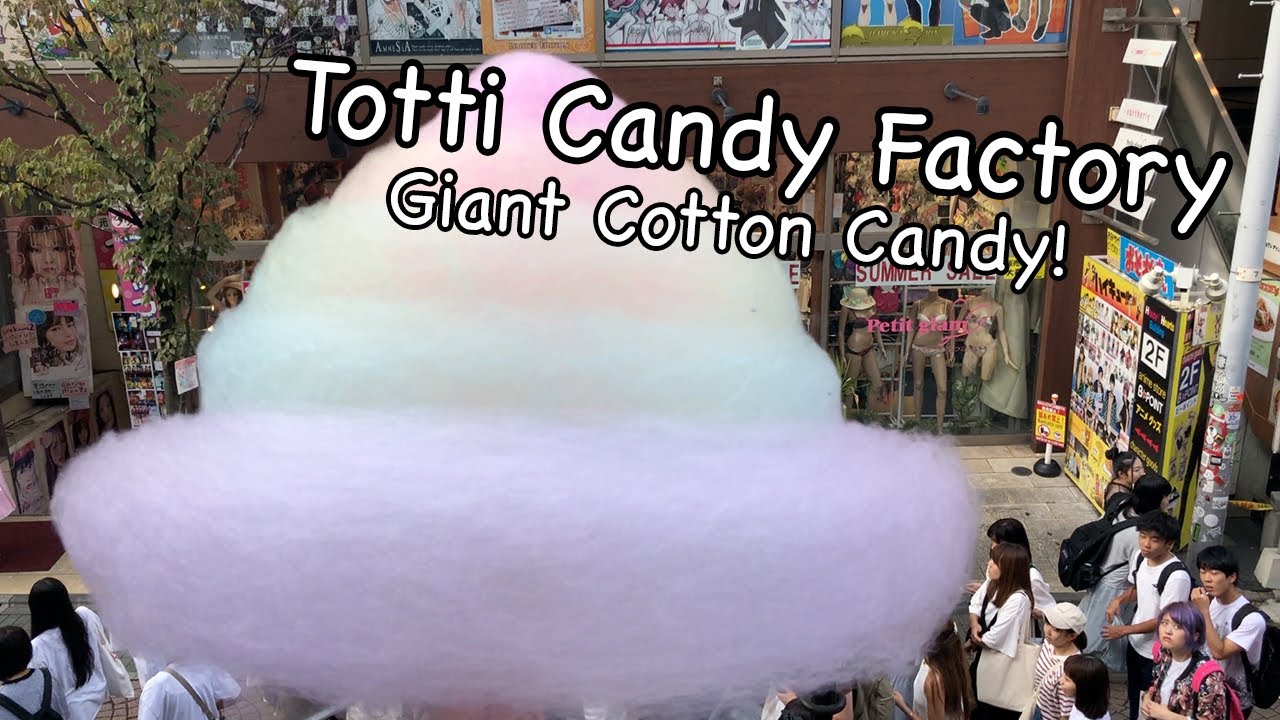 Harajuku Giant Candy Floss Totti Candy Factory Japan Cotton