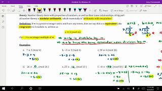 A Crash Course in Modular Arithmetic!