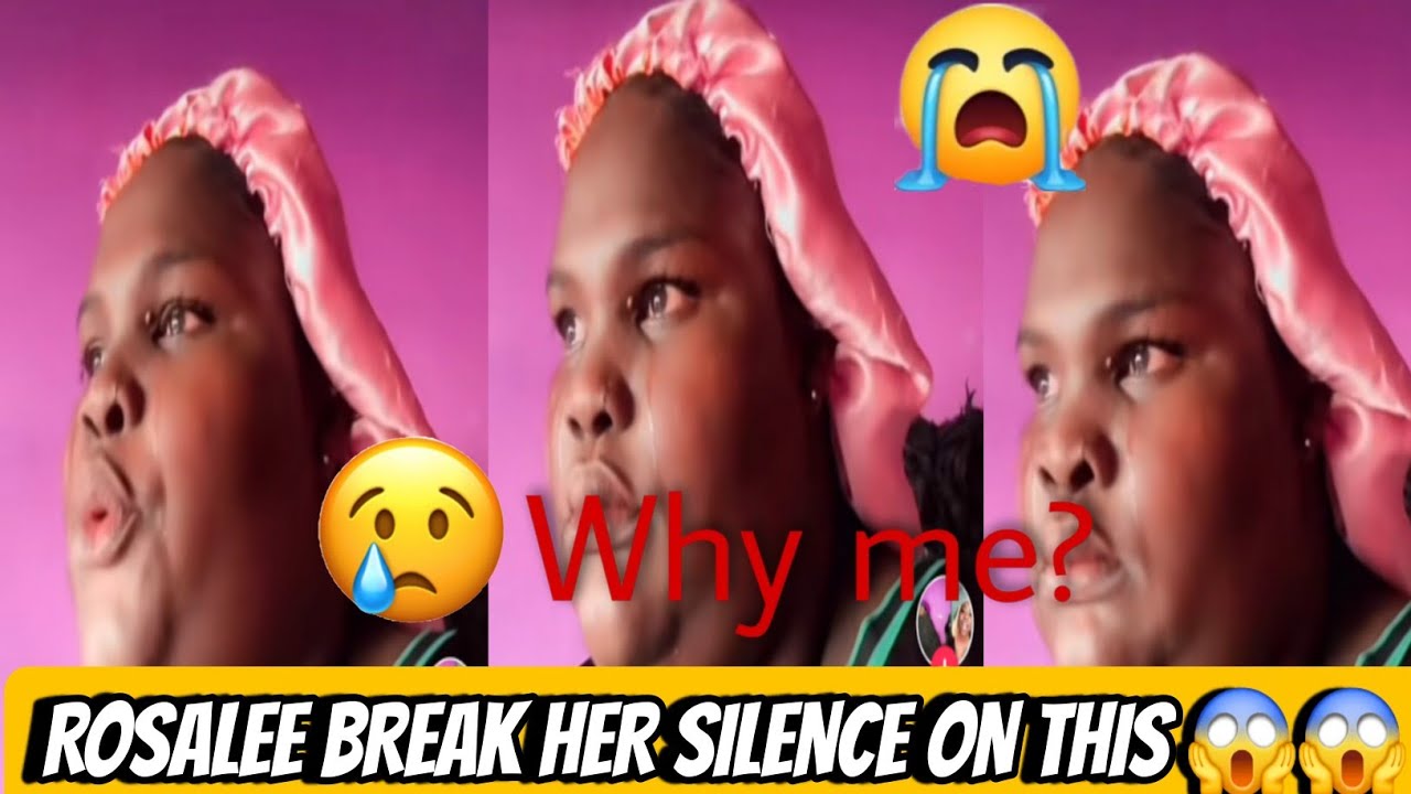 ROSALEE BREAK HER SILENCE SOCIAL MEDIA REACT SHOCKING DETAILS YouTube
