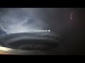 Dramatic supercell thunderstorm approaching, Texas