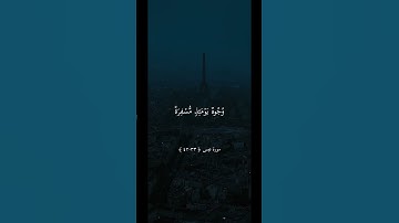 فَإِذَا جَاءَتِ الصَّاخَّةُ || تلاوة خاشعة بصوت الشيخ ياسر الدوسري ارح سمعك .