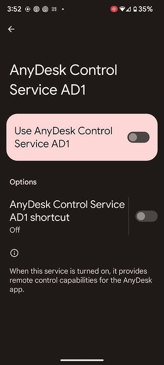 AnyDesk Control Service AD1 has full access to your device YouTube