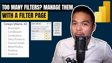 How to create a FILTER PAGE to manage multiple filters across different pages // Power BI Guide 2022