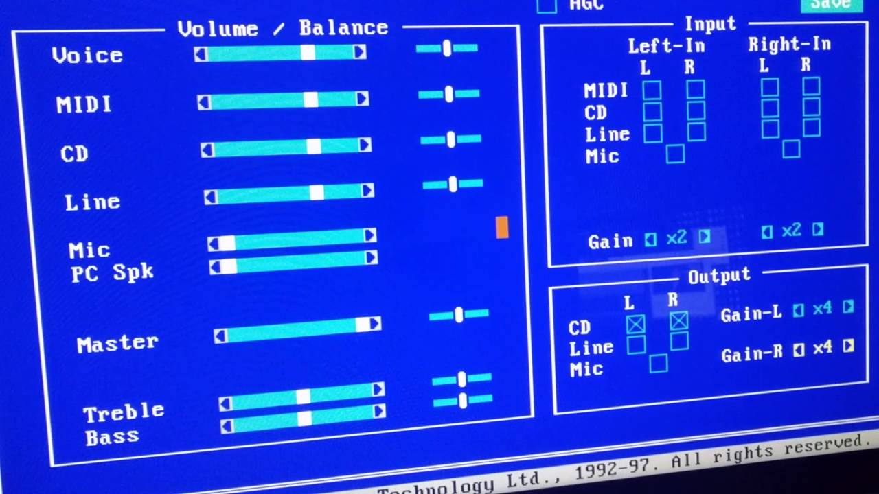 Sound Blaster 16 CT2230 hiss