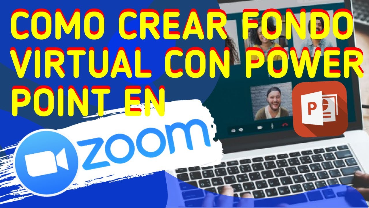 🆕 Como crear un FONDO VIRTUAL con DISPOSITIVAS DE POWER POINT en ZOOM ...