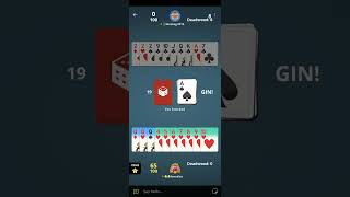 Plato App *Gin Rummy* Flawless Victory 0 to 100 1v1 screenshot 3