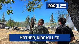Mother, 3 kids killed in camper fire in southern Oregon