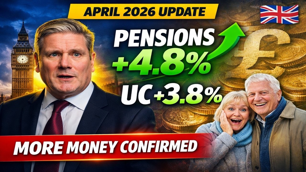 UK Benefits Boost April 2026 💷 State Pension Up 4.8% & Universal Credit Rises 3.8% – Full Breakdown!