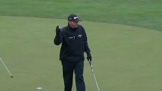 Tommy Gainey sticks his tee shot close at Shell in Round 4