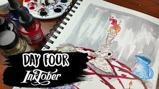 INKTOBER 2017 Day Four ~ Seance