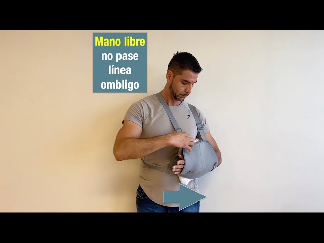Hombro tutorial #02: Cómo colocar inmovilizador hombro con cojín casero (en rotación neutra)
