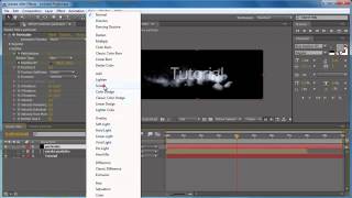 Adobe After effects CS4 Tutorial  Smoke Title