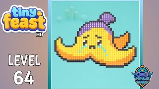 Tiny Feast Level 64: Gameplay Solution
