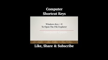 Computer Shortcut Keys #computerawareness #computergkinenglish #computerbasics #computergkknowledge