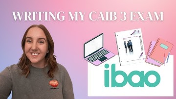 I took my CAIB 3 exam | how to study, my advice and my results