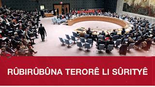 Encûmena Ewlehiyê Civînek Derbarê Rûbirûbûna Terorê Li Dar Xist