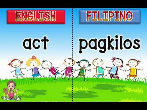 50 words of english-filipino translations @Teacher Zel