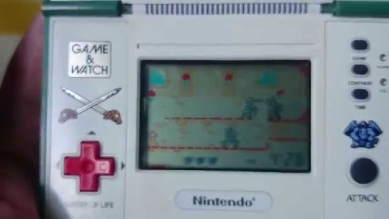 Nintendo Game & Watch Zelda Multi Screen Electronic Handheld 1989 YouTube