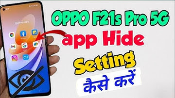 oppo f21 pro 5g slide setting // how to see hidden apps in oppo f21 pro@TachKrishnaofficial
