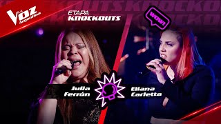 Knockout #TeamMontaner - Eliana Carletta vs. Julia Ferrón - La Voz Argentina 2022