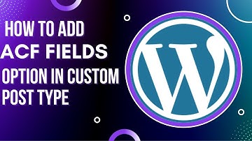 How to add Advanced Custom Fields Option In Custom Post Type | Wordpress 2022