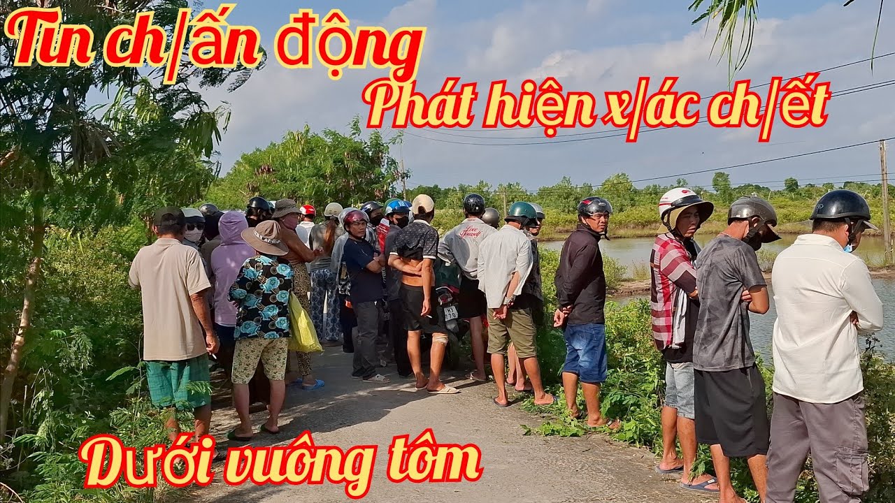 Tin ch/ấn động phát hiện cháu gái 13 tuổi ch/ết dưới vuông tôm tại phú tân cà mau 