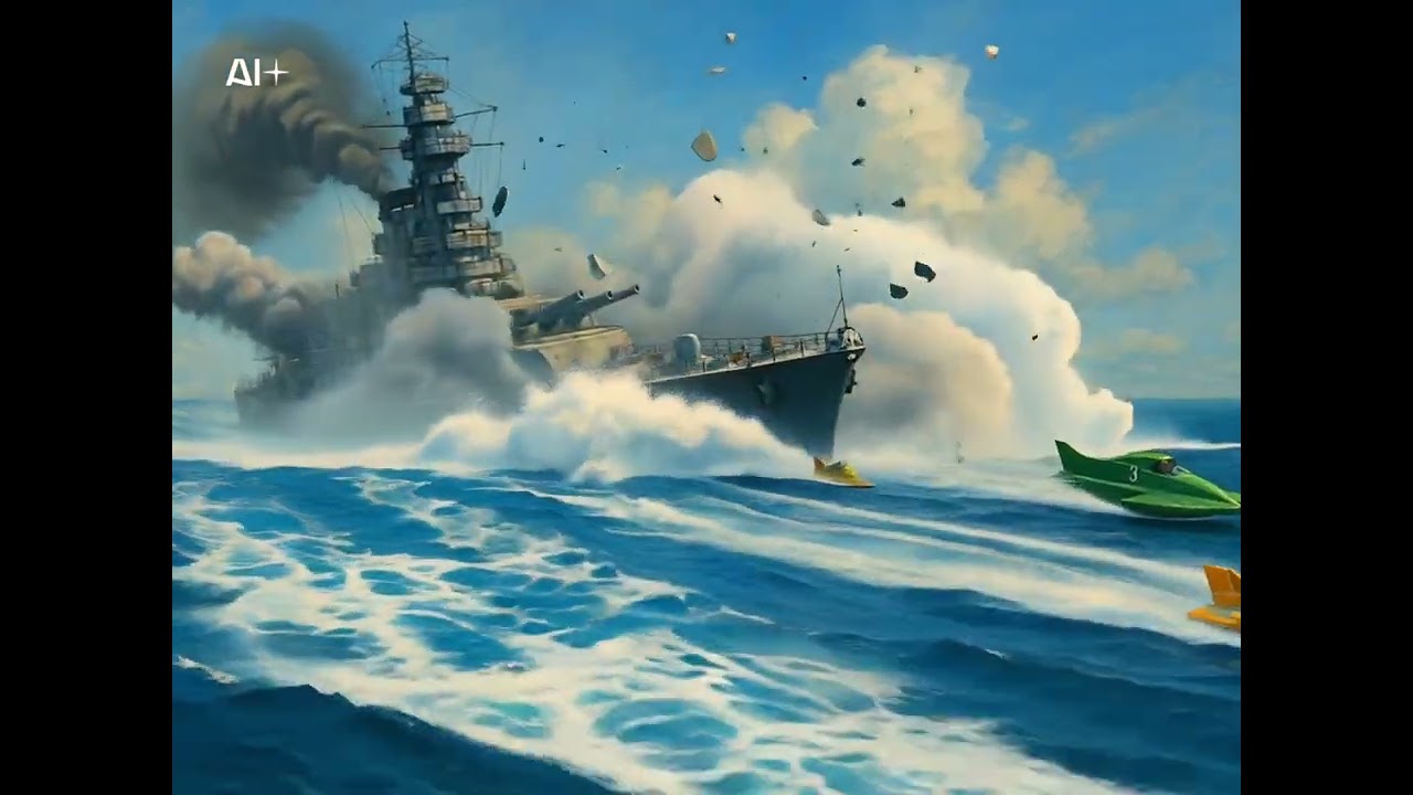 Battleship racing hydroplanes 