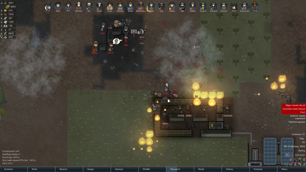 Rimworld Bunker Episode 3 Battles Of Rimworld YouTube