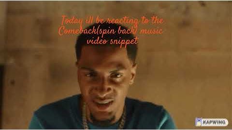 Reacting to Comethazine Comeback(Spin Back) Music video snippet