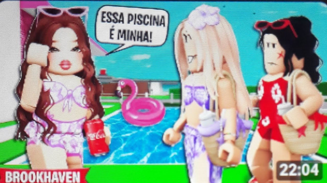 A menina que se achava por ter piscina 