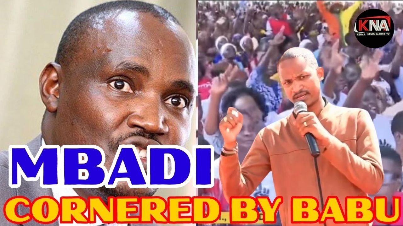 BABU DESTROYING MBADI IN KAITI, MAKUENI COUNTY.