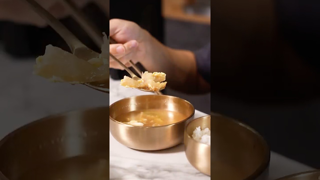 体にしみる韓国スープ…プゴク 🍲