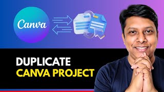 how to DUPLICATE Canva project- 1-Click Trick Most People Miss! 😲