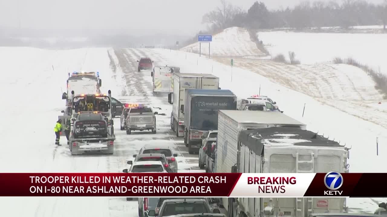 Nebraska state trooper killed in line of duty while responding to crash ...