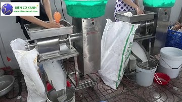 Máy ép dừa dùng nghiền vắt cơm dừa, Điện Cơ Xanh