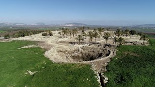 Armageddon or the archaeological hill of Megiddo, Israel.