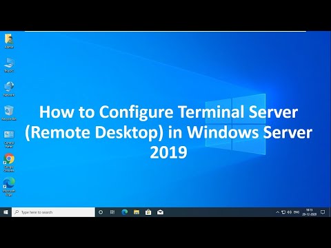 Video: How To Activate Terminal Server