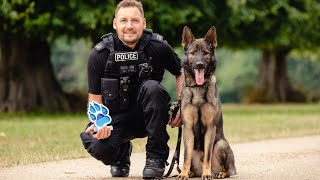 Thin Blue Paw Special Recognition Award 2021 - PC Darren Sewell and Police Dog Jura