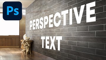 How to Write Text in Perspective (very easily) #photoshop #tutorial #photoshoptutorial