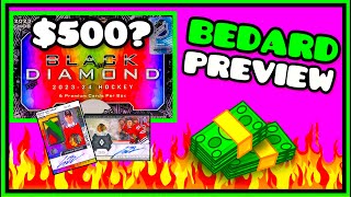 BEDARD CARDS! 2023-24 Upper Deck Black Diamond Hockey Hobby Box Break Preview (2024)